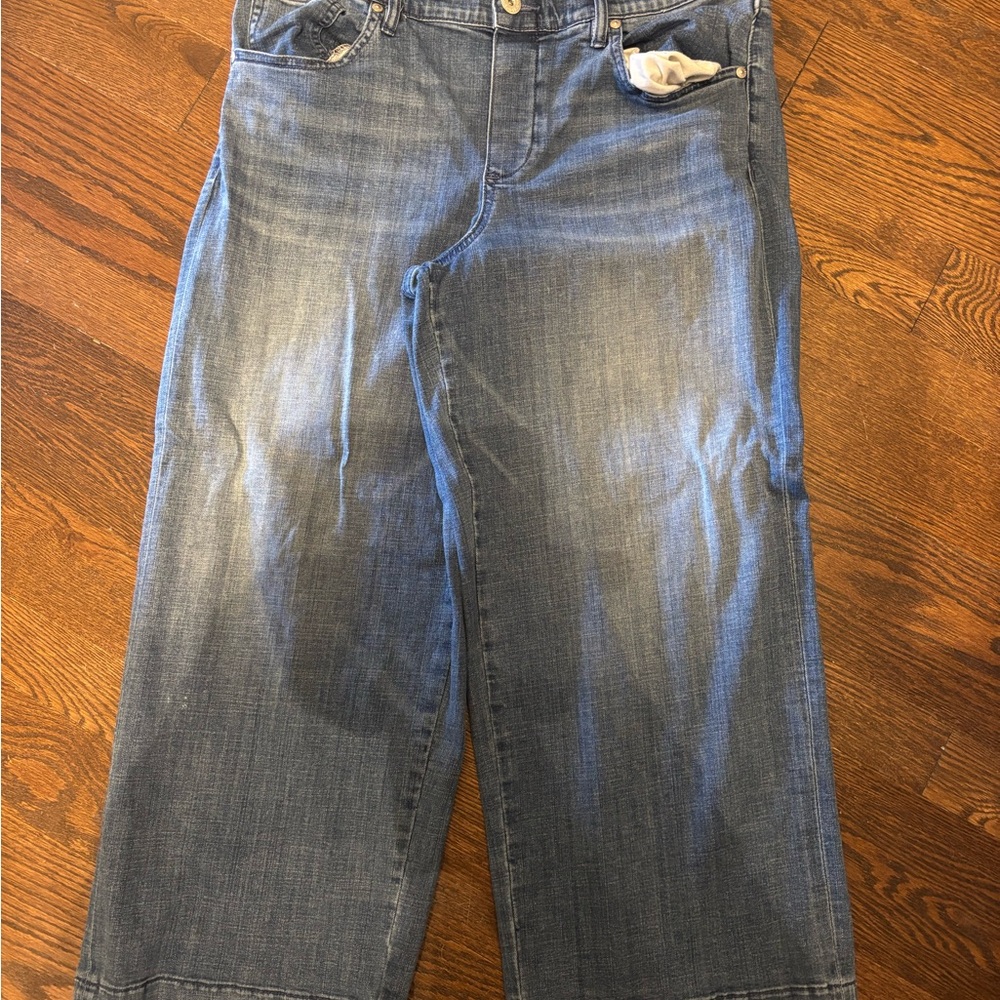 Jag wide leg cropped jeans